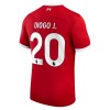 Maillot de Supporter Liverpool 2023-24 Diogo J 20 Domicile Pour Homme